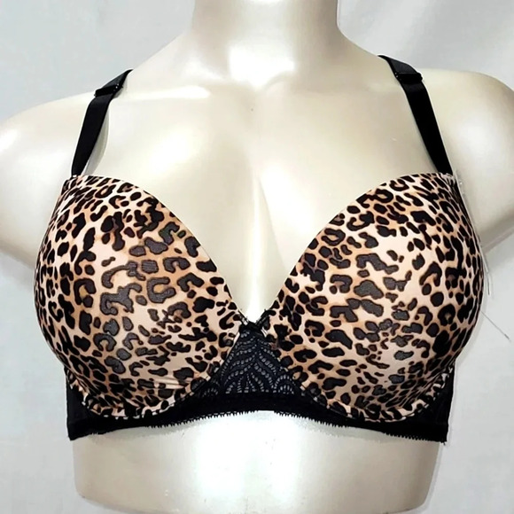 40H Paramour 115011 Felina Carolina Seamless Bra Lynx NWT - Picture 4 of 8